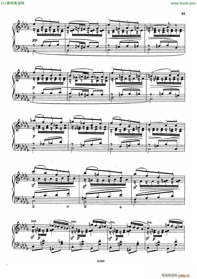 Bizet Chants du Rhin(钢琴谱)30