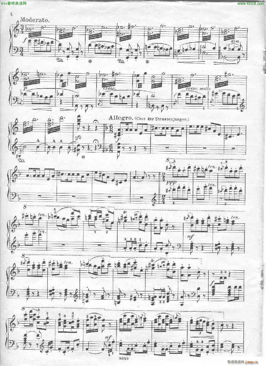 Bizet Carmen themes ed peters(钢琴谱)3