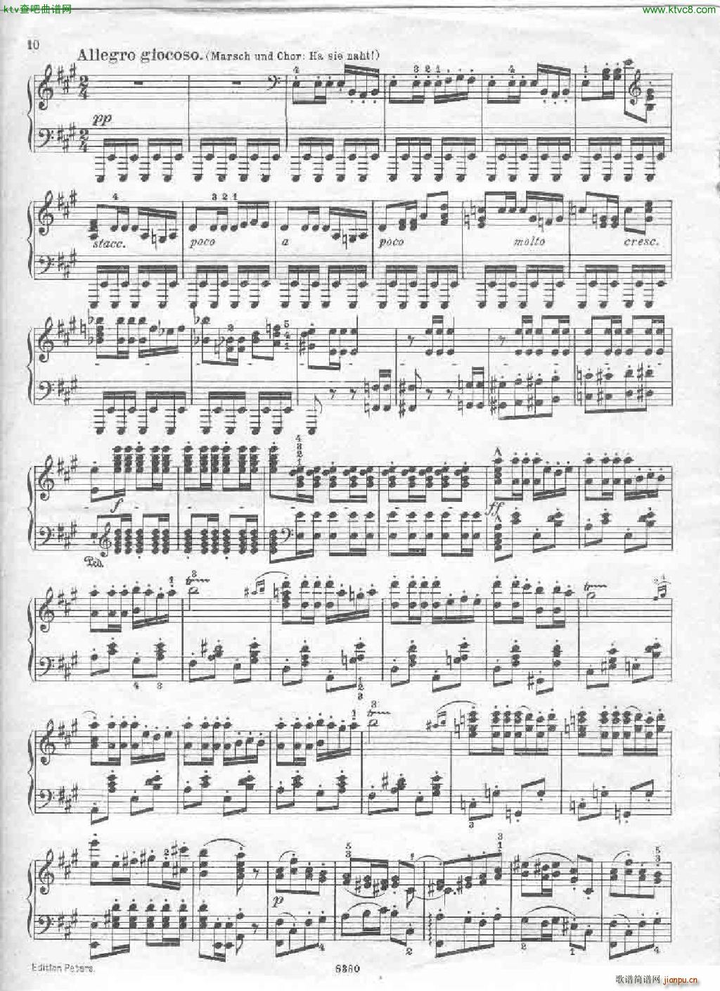 Bizet Carmen themes ed peters(钢琴谱)15