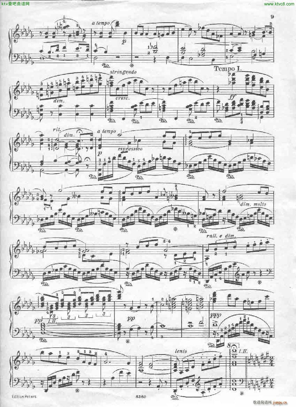 Bizet Carmen themes ed peters(钢琴谱)13