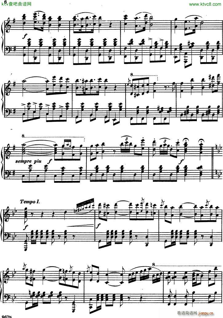 Bizet Carmen Chorus and March arr Maylath(钢琴谱)6