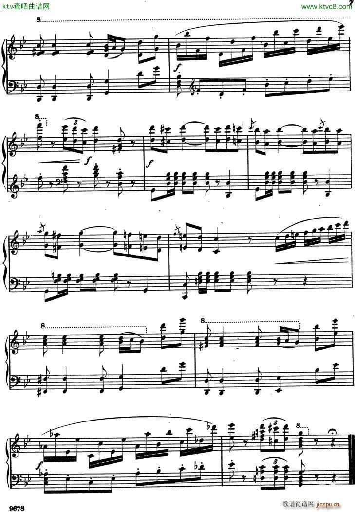 Bizet Carmen Chorus and March arr Maylath(钢琴谱)7