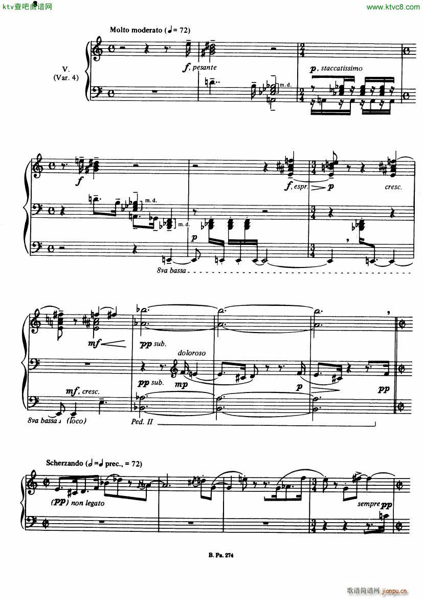 Bernstien Touches(钢琴谱)5