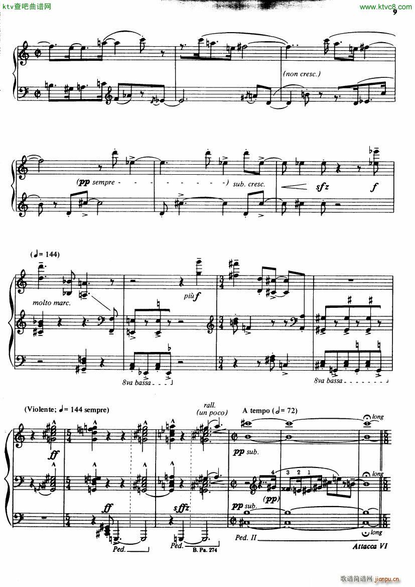 Bernstien Touches(钢琴谱)6