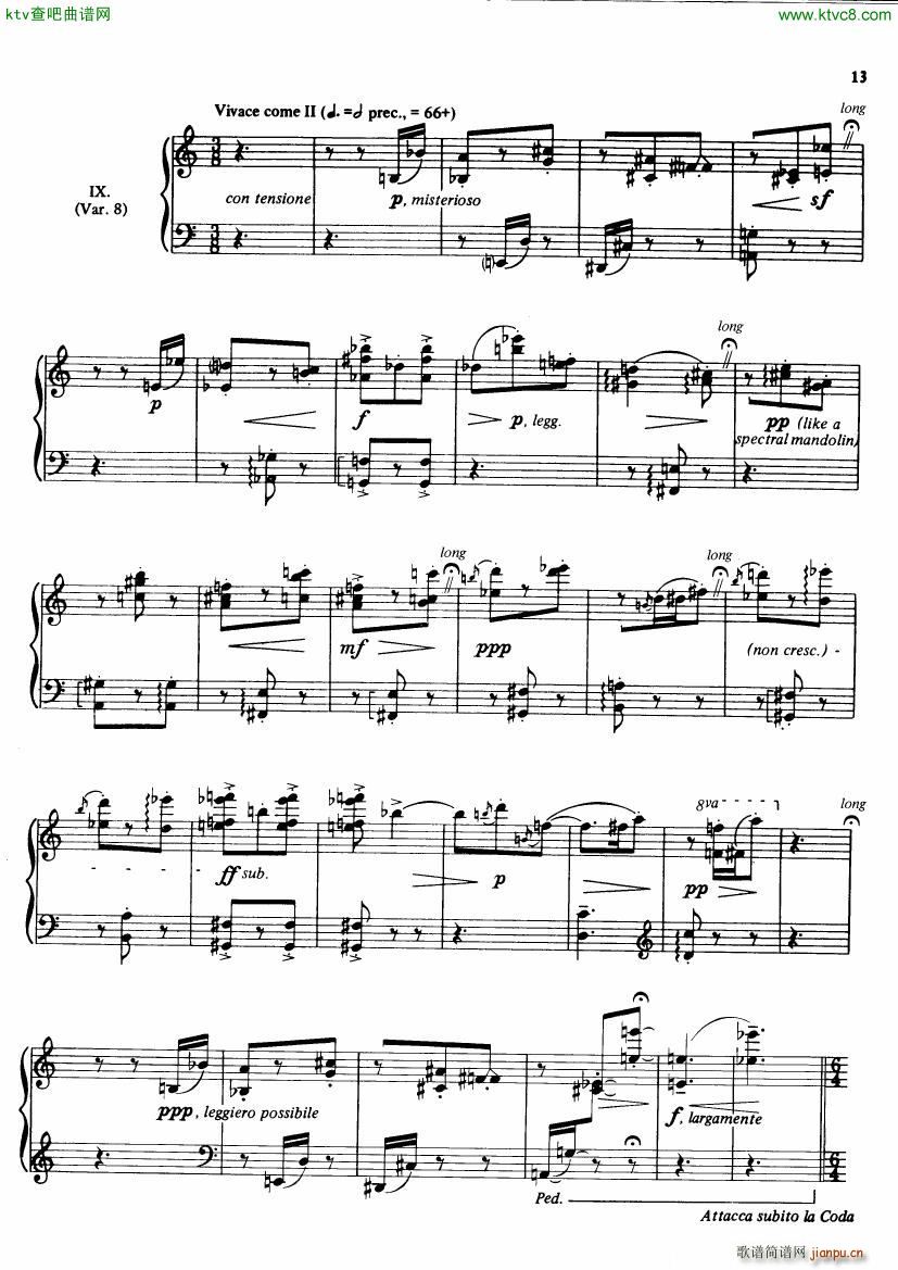 Bernstien Touches(钢琴谱)10