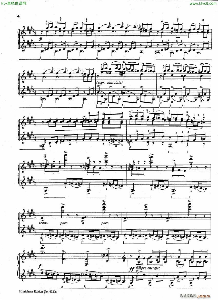 Borodin Scherzo Aflat major(钢琴谱)3