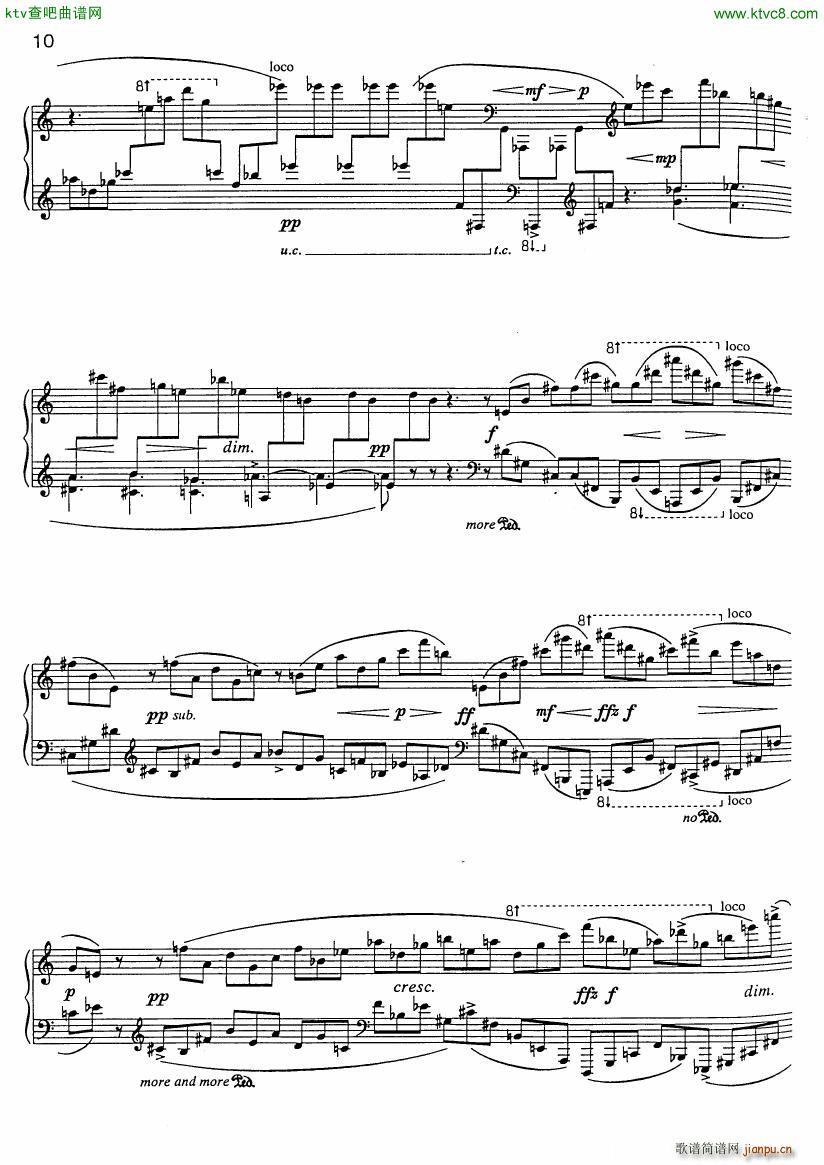 Bolcom 9 Bagatelles(钢琴谱)11