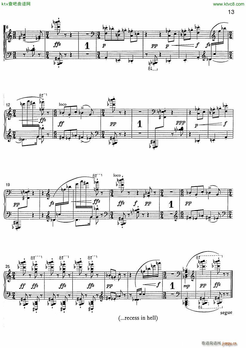 Bolcom 9 Bagatelles(钢琴谱)14