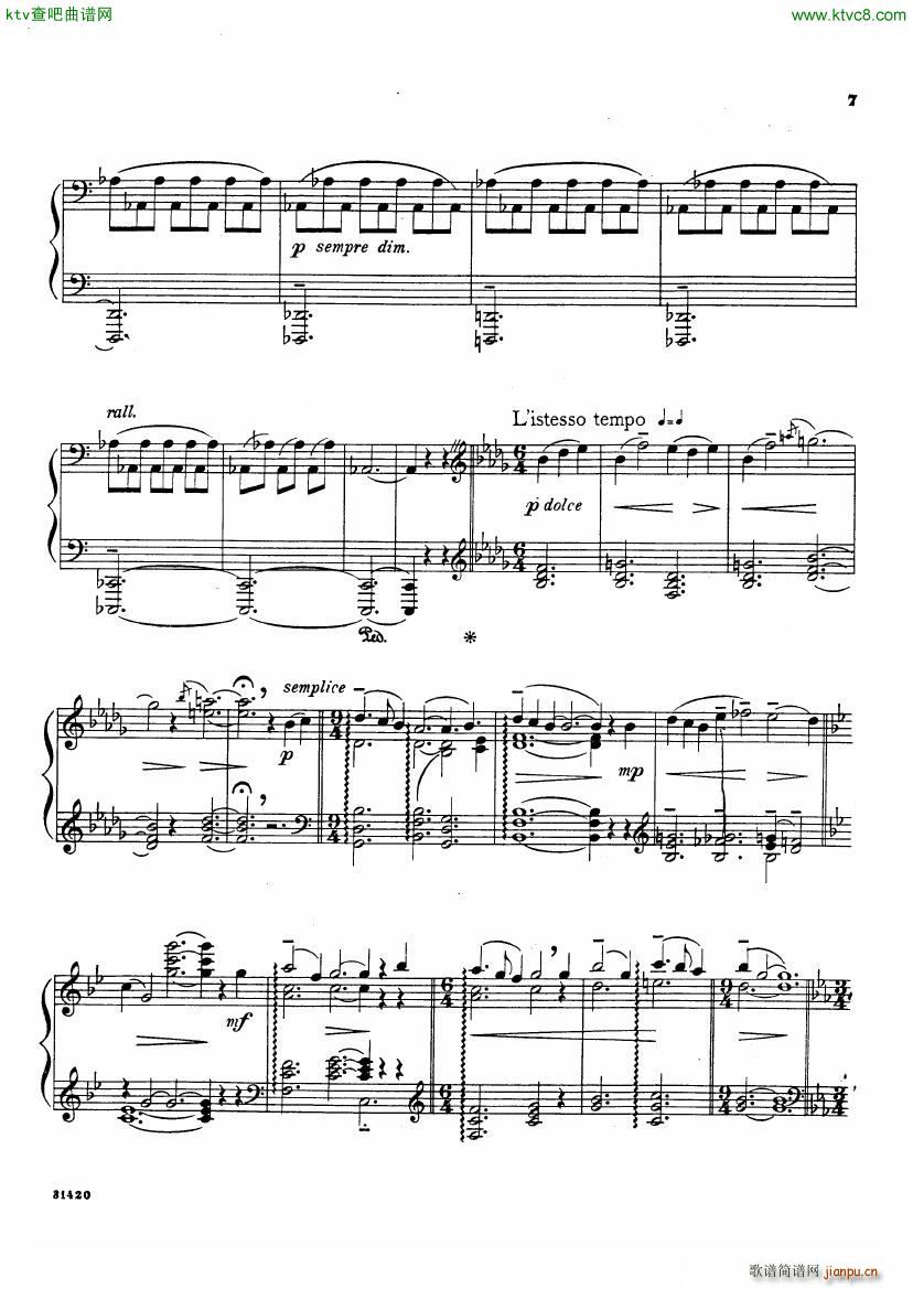 bloch poems sea(钢琴谱)5