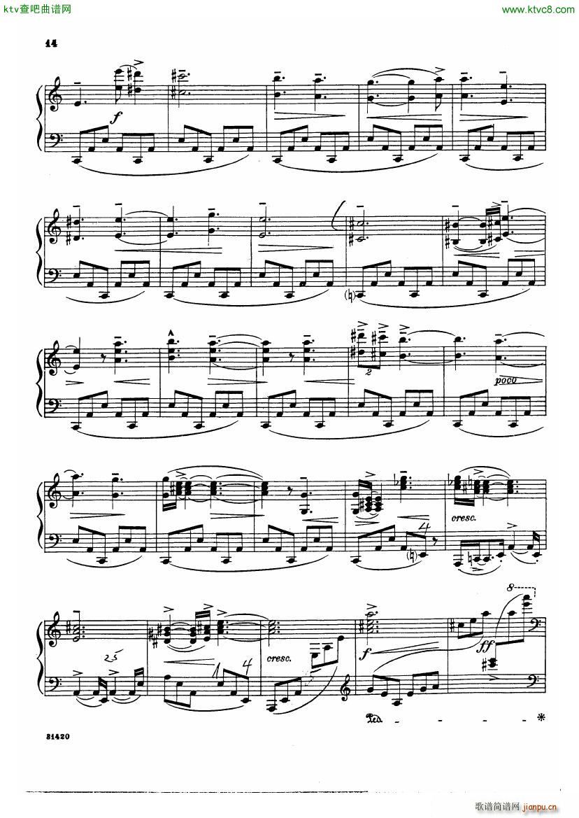 bloch poems sea(钢琴谱)12