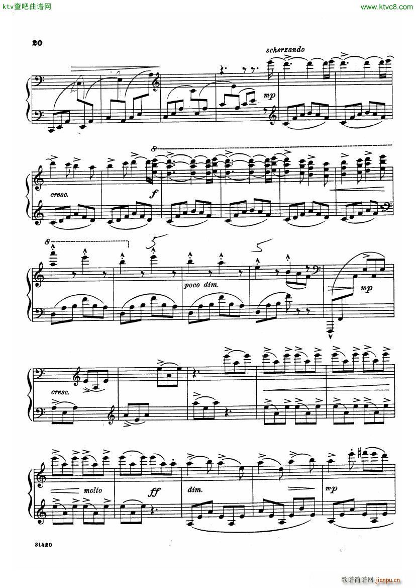 bloch poems sea(钢琴谱)18