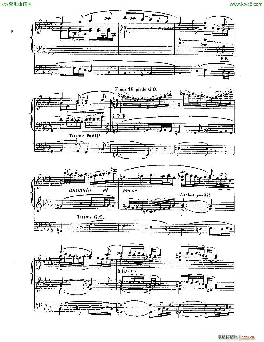 Blin Rene Symphonie mvt 1 solo organ(钢琴谱)6