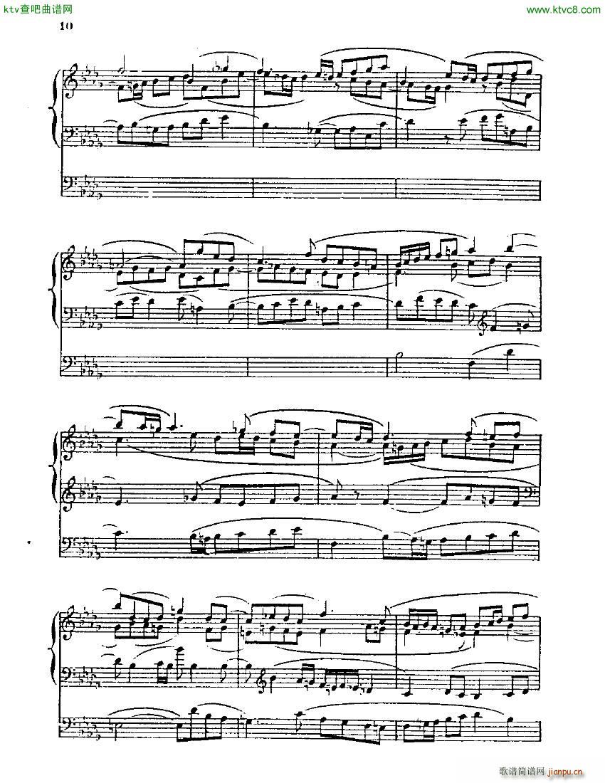 Blin Rene Symphonie mvt 1 solo organ(钢琴谱)10