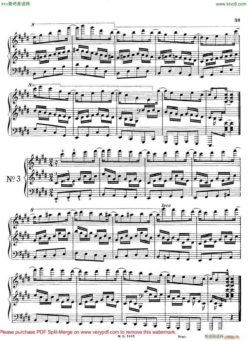 Blanchet Op 41 64 Preludes 四(钢琴谱)6