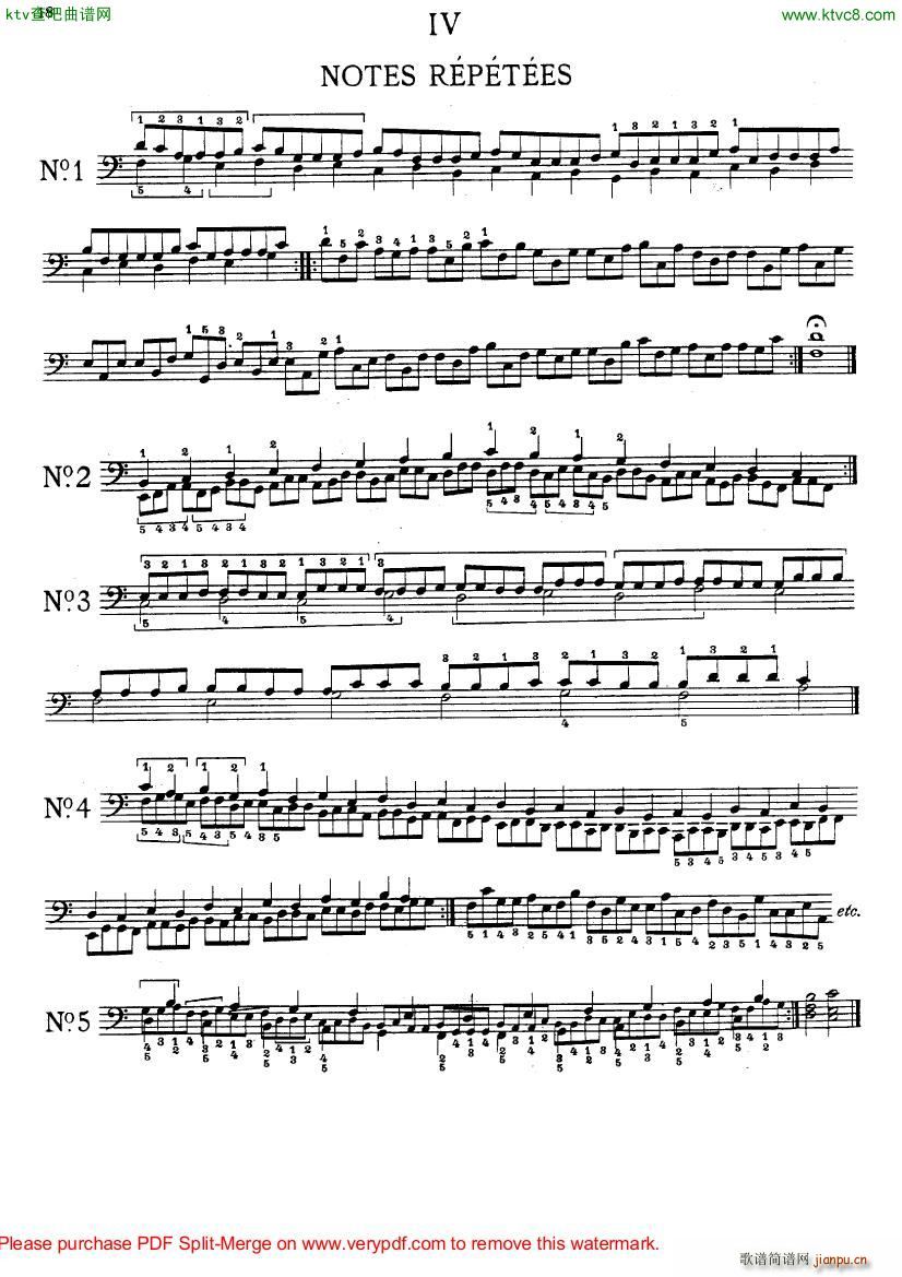 Blanchet Op 41 64 Preludes 四(钢琴谱)21