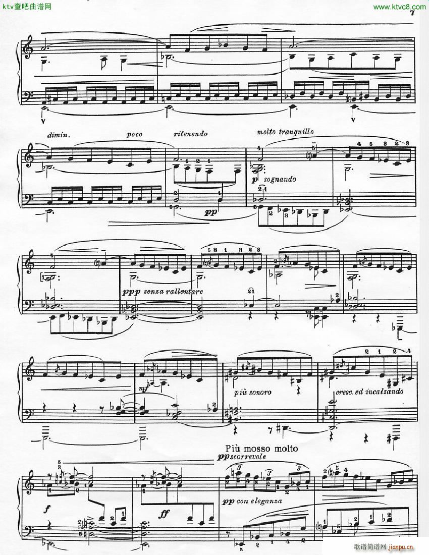 Blanchet Op 32 Troisieme Ballade(钢琴谱)5