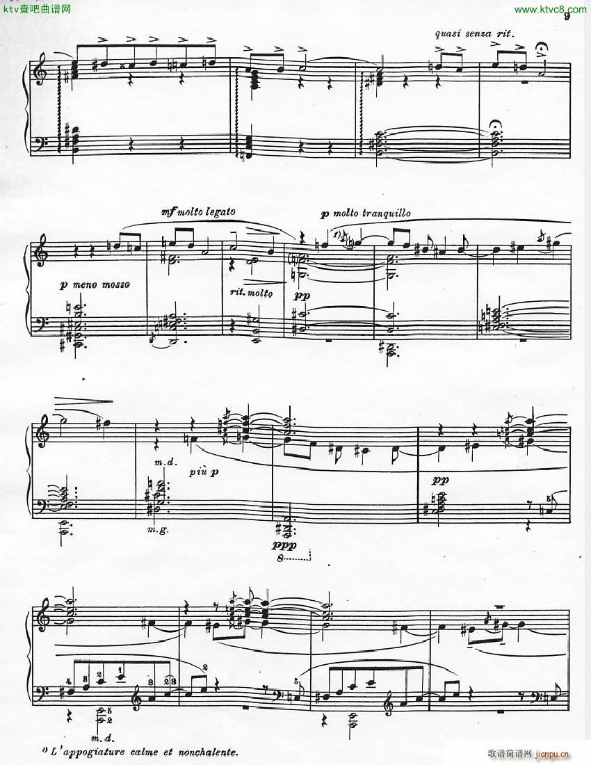 Blanchet Op 32 Troisieme Ballade(钢琴谱)7