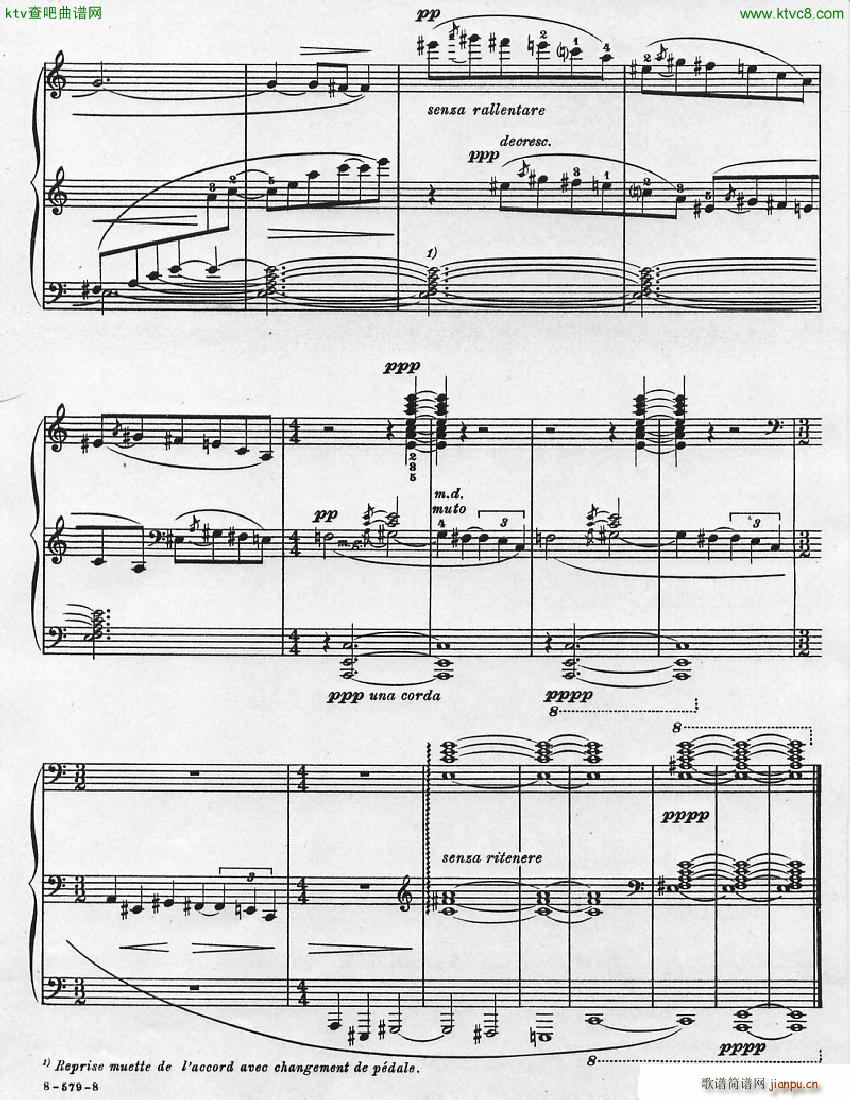 Blanchet Op 32 Troisieme Ballade(钢琴谱)8