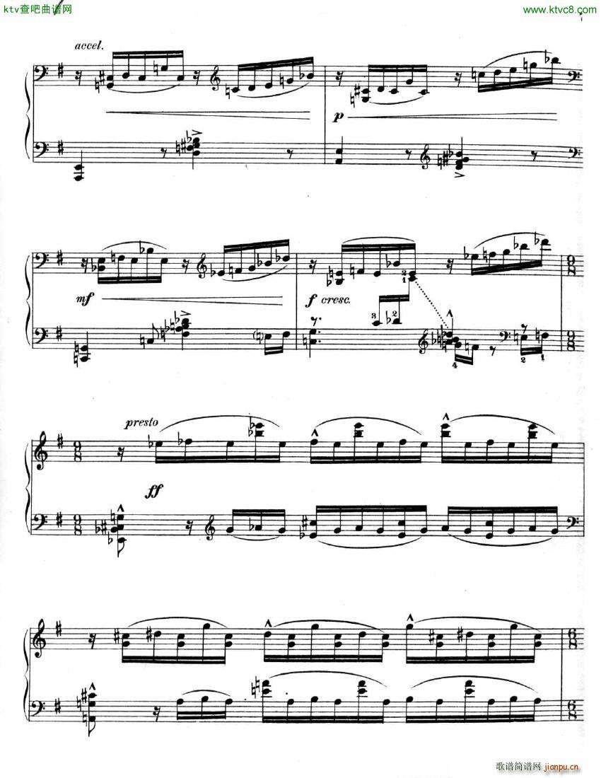 Blanchet Op 30 Deuxieme Ballade(钢琴谱)5