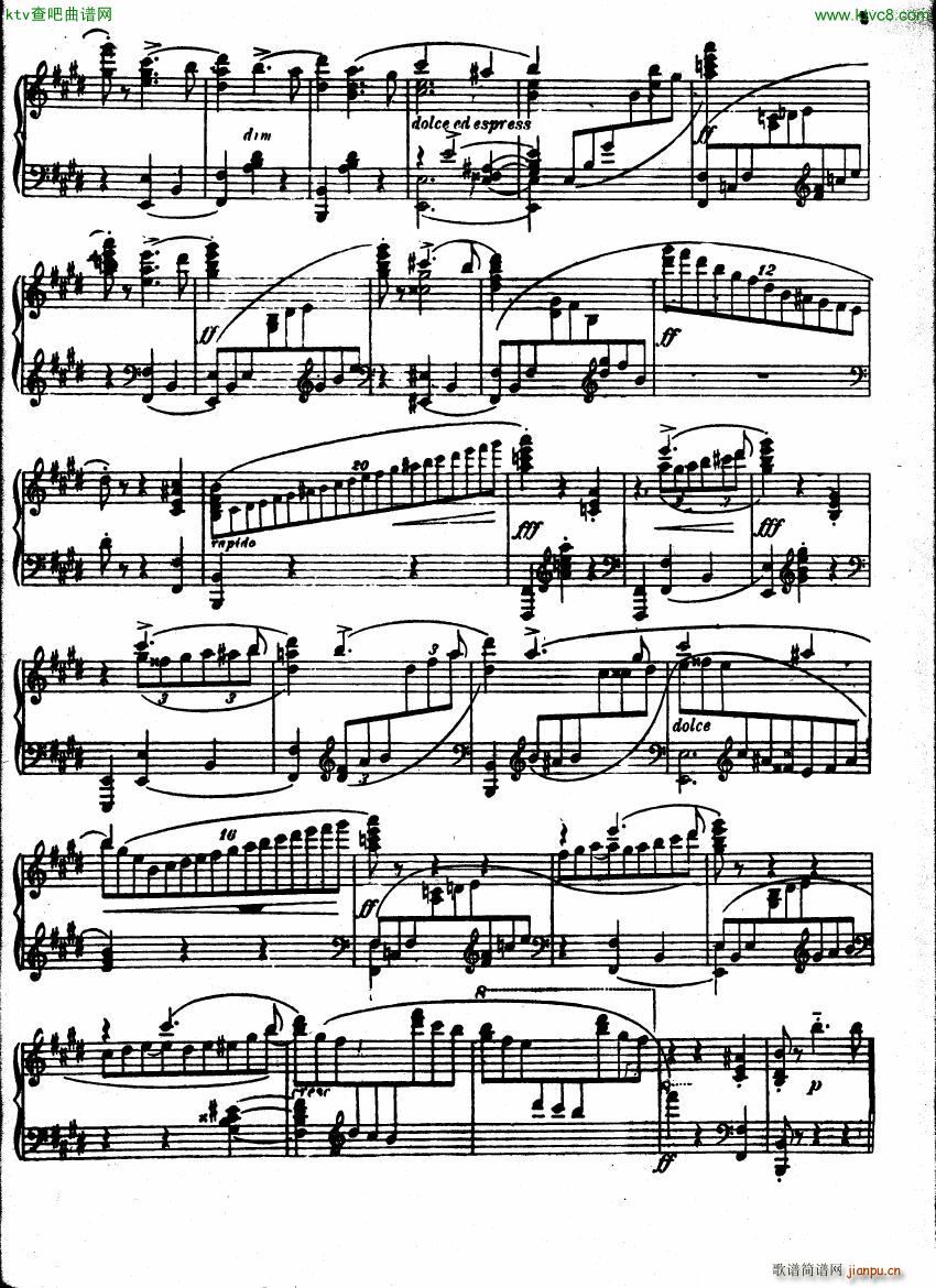 Castro Caprice Valse Op1(钢琴谱)5