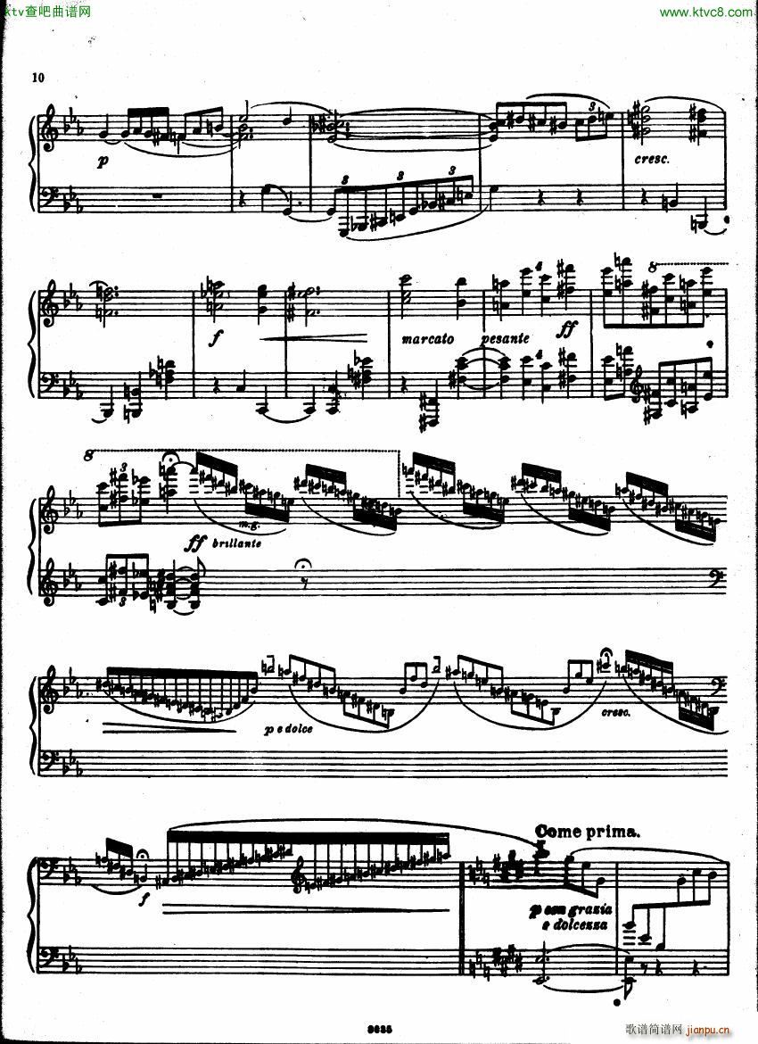 Castro Caprice Valse Op1(钢琴谱)10