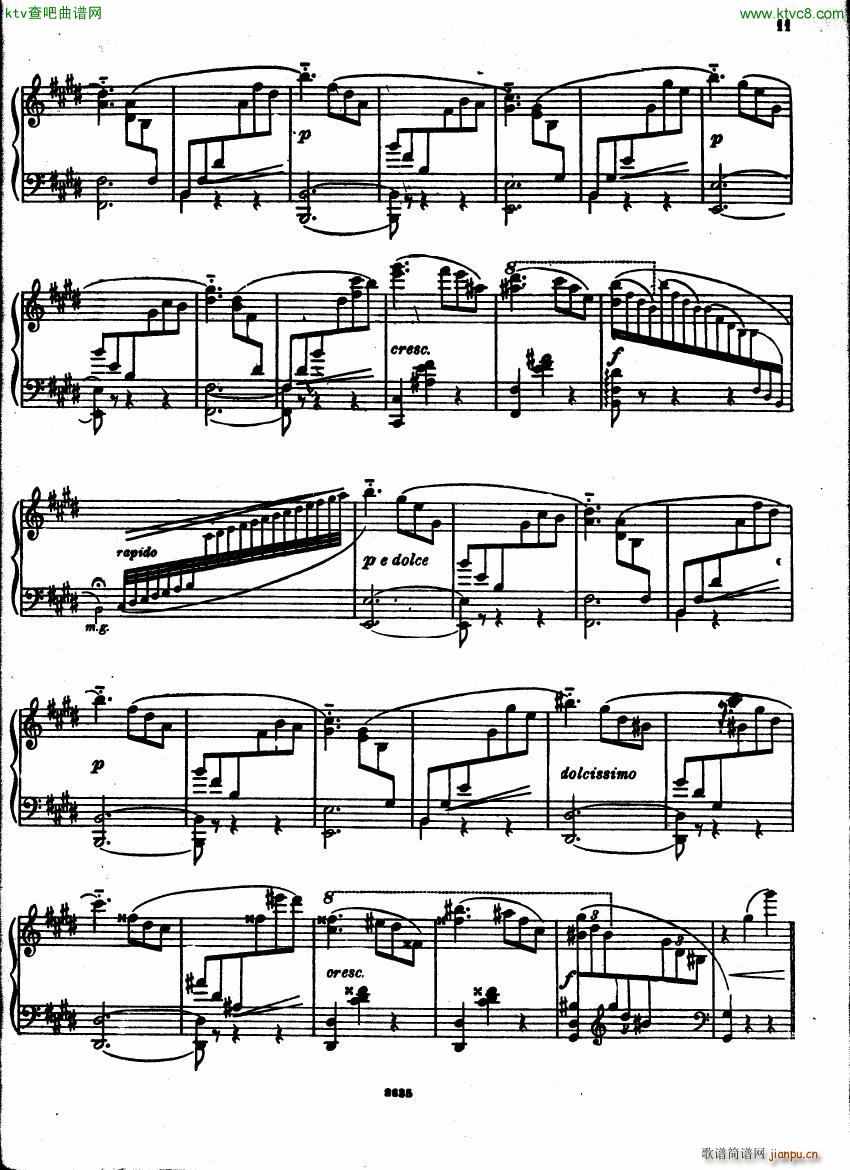 Castro Caprice Valse Op1(钢琴谱)11