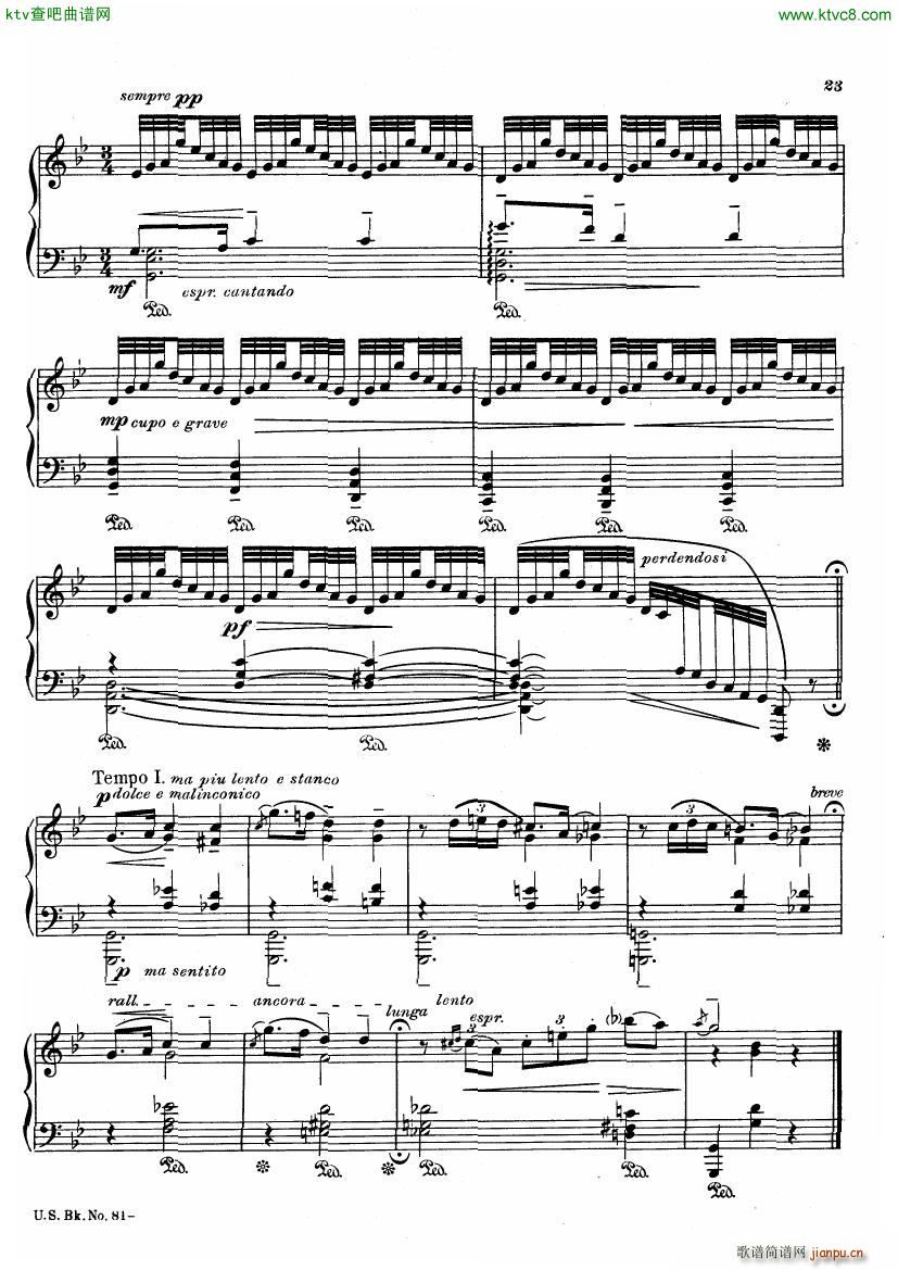 castelnuovo tedesco hommage a paderewski(钢琴谱)7