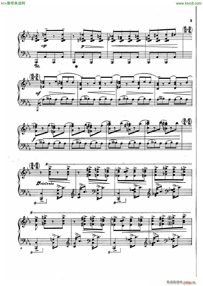 Casteln Ted Piedigrotta1924(钢琴谱)3