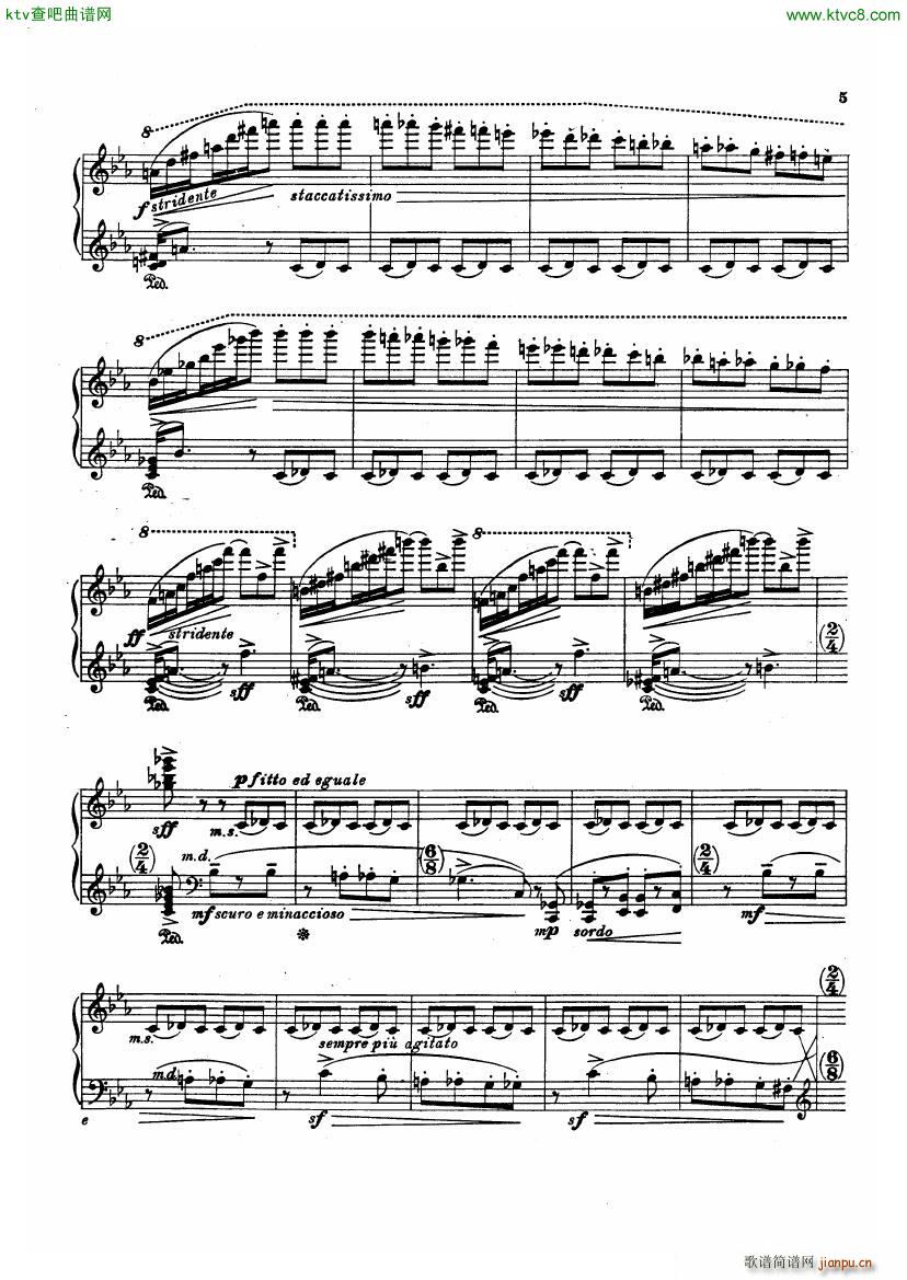 Casteln Ted Piedigrotta1924(钢琴谱)5