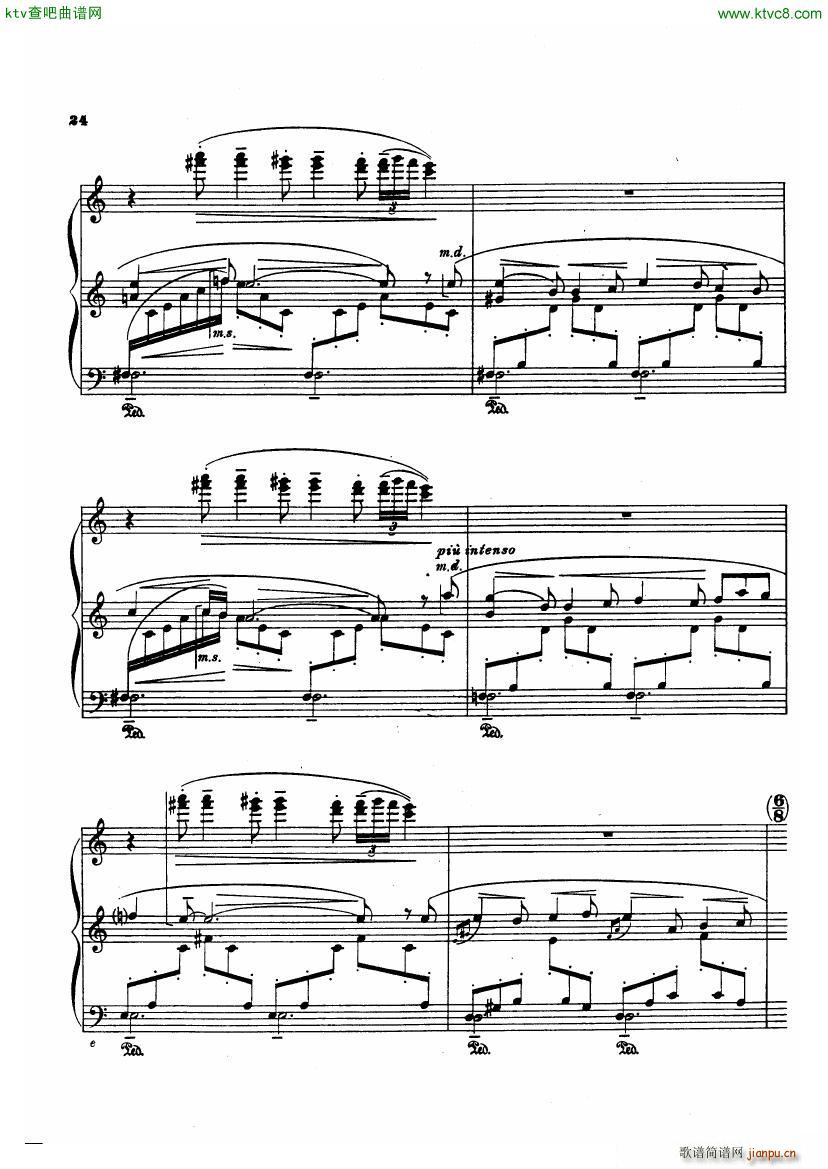 Casteln Ted Piedigrotta1924(钢琴谱)24