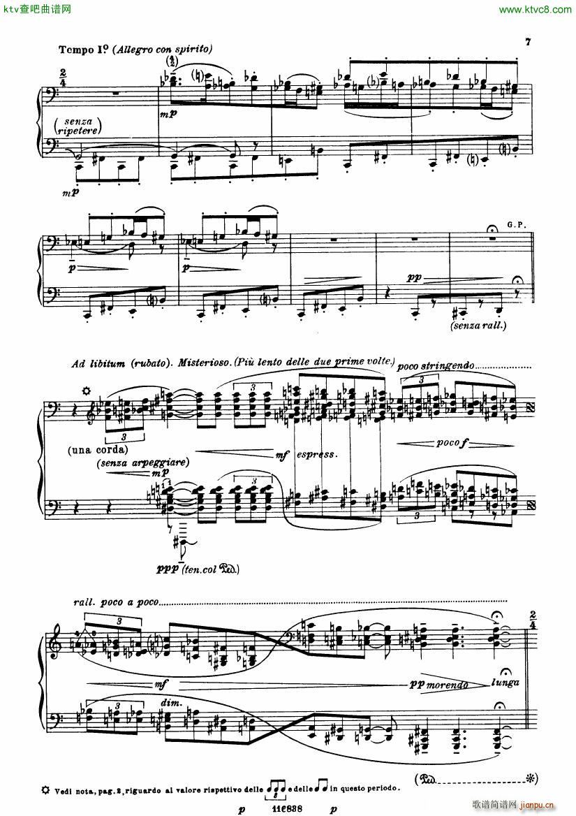 Casella Sonatina piano(钢琴谱)7