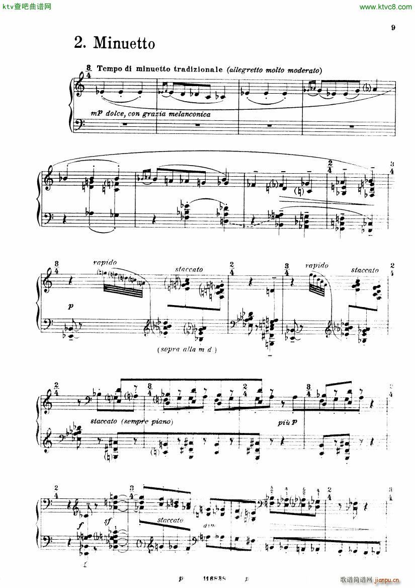 Casella Sonatina piano(钢琴谱)9