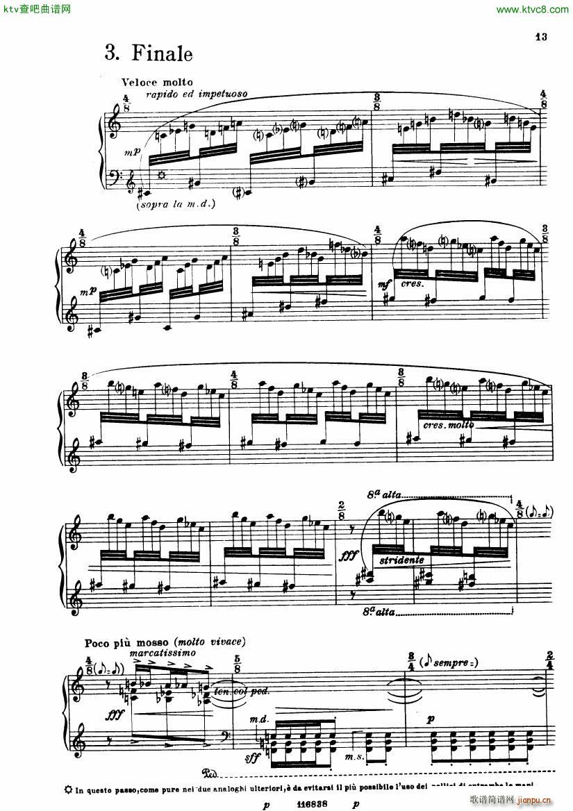 Casella Sonatina piano(钢琴谱)13