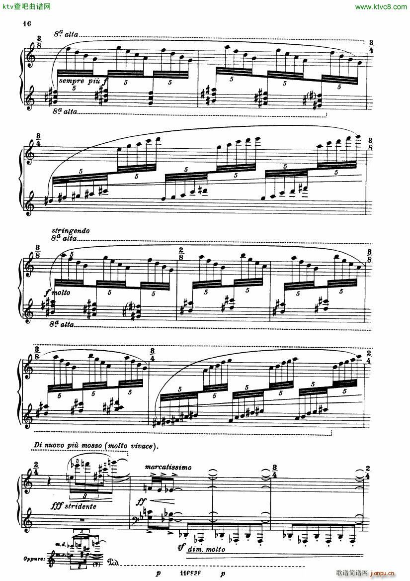 Casella Sonatina piano(钢琴谱)16