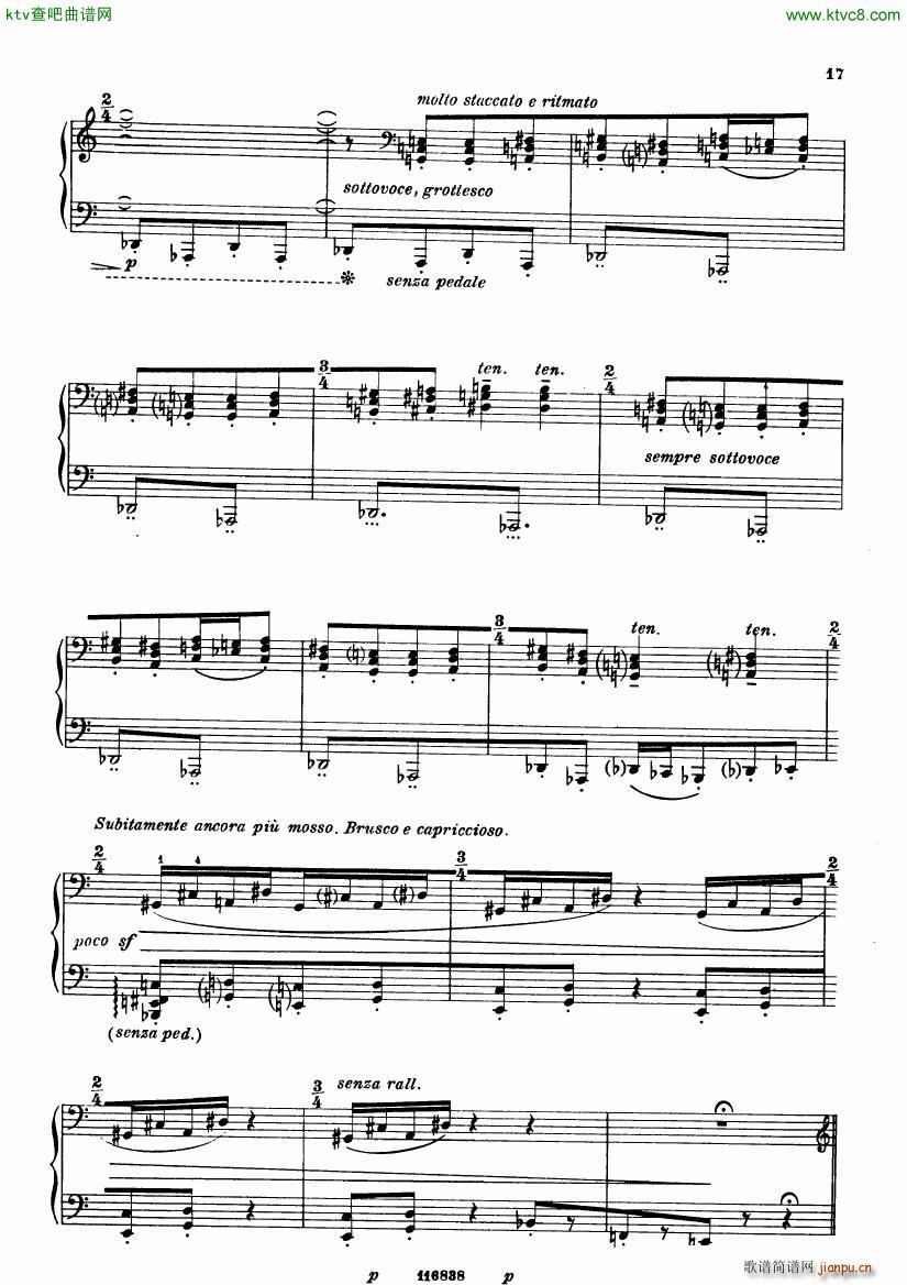 Casella Sonatina piano(钢琴谱)17
