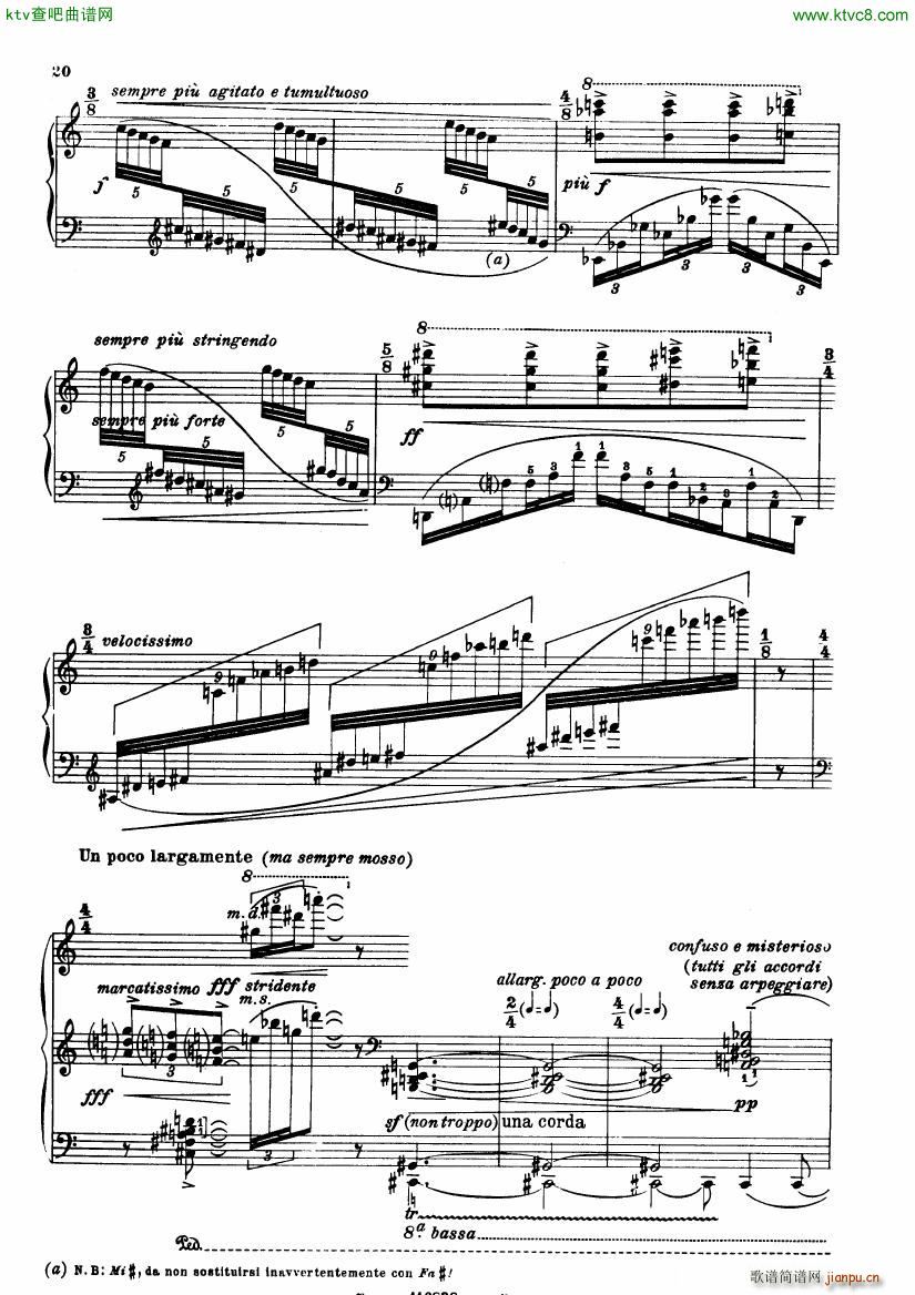 Casella Sonatina piano(钢琴谱)20