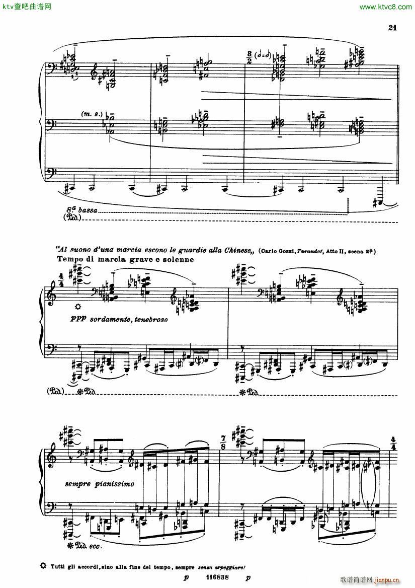 Casella Sonatina piano(钢琴谱)21