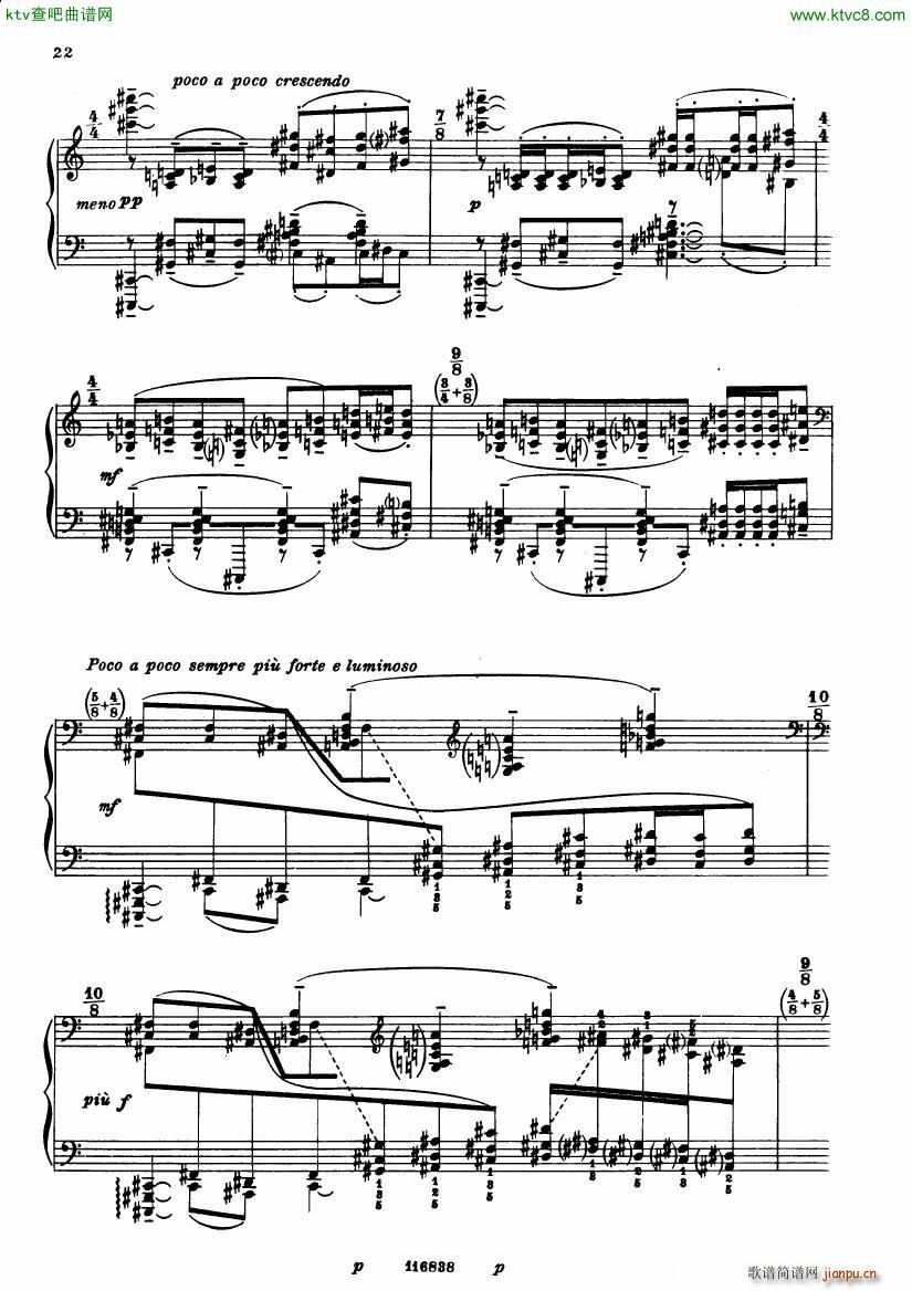 Casella Sonatina piano(钢琴谱)22