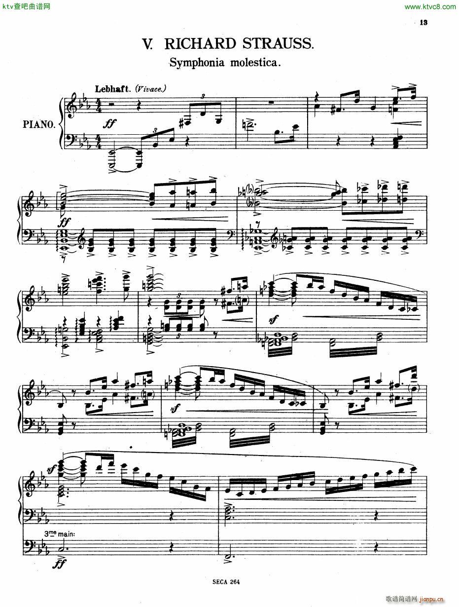 Casella à La Manière de Richard Strauss piano(钢琴谱)1