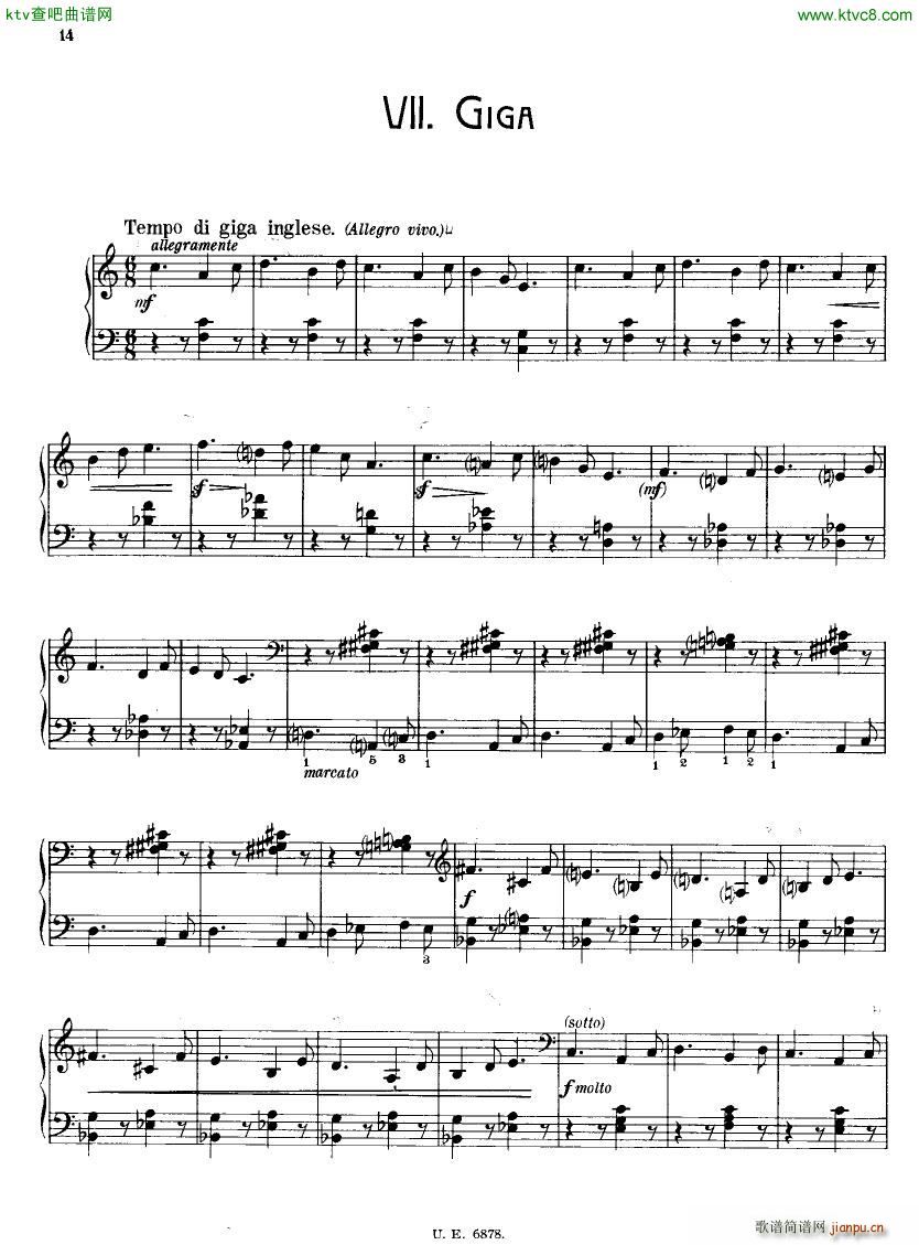 Casella 11 Pezzi Infantili 1920(钢琴谱)6