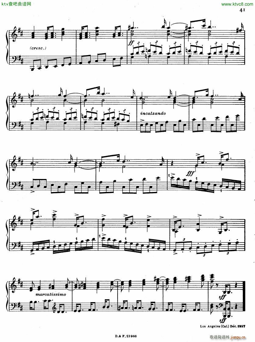 Casadesus Sonata No4 op56(钢琴谱)10