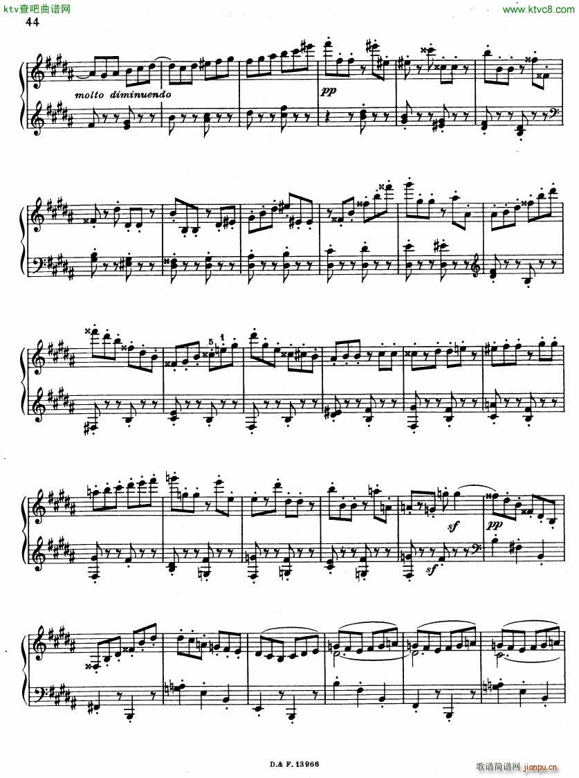 Casadesus Sonata No4 op56(钢琴谱)13