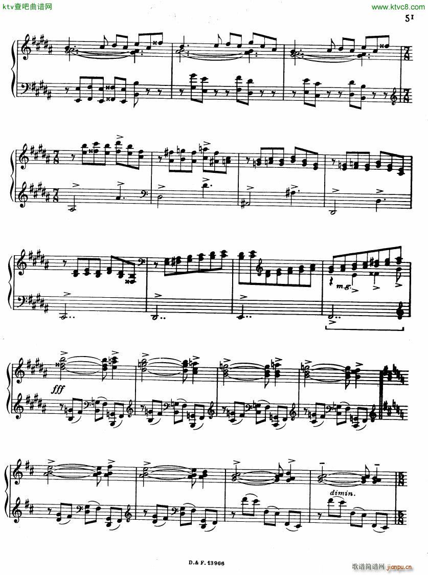 Casadesus Sonata No4 op56(钢琴谱)20