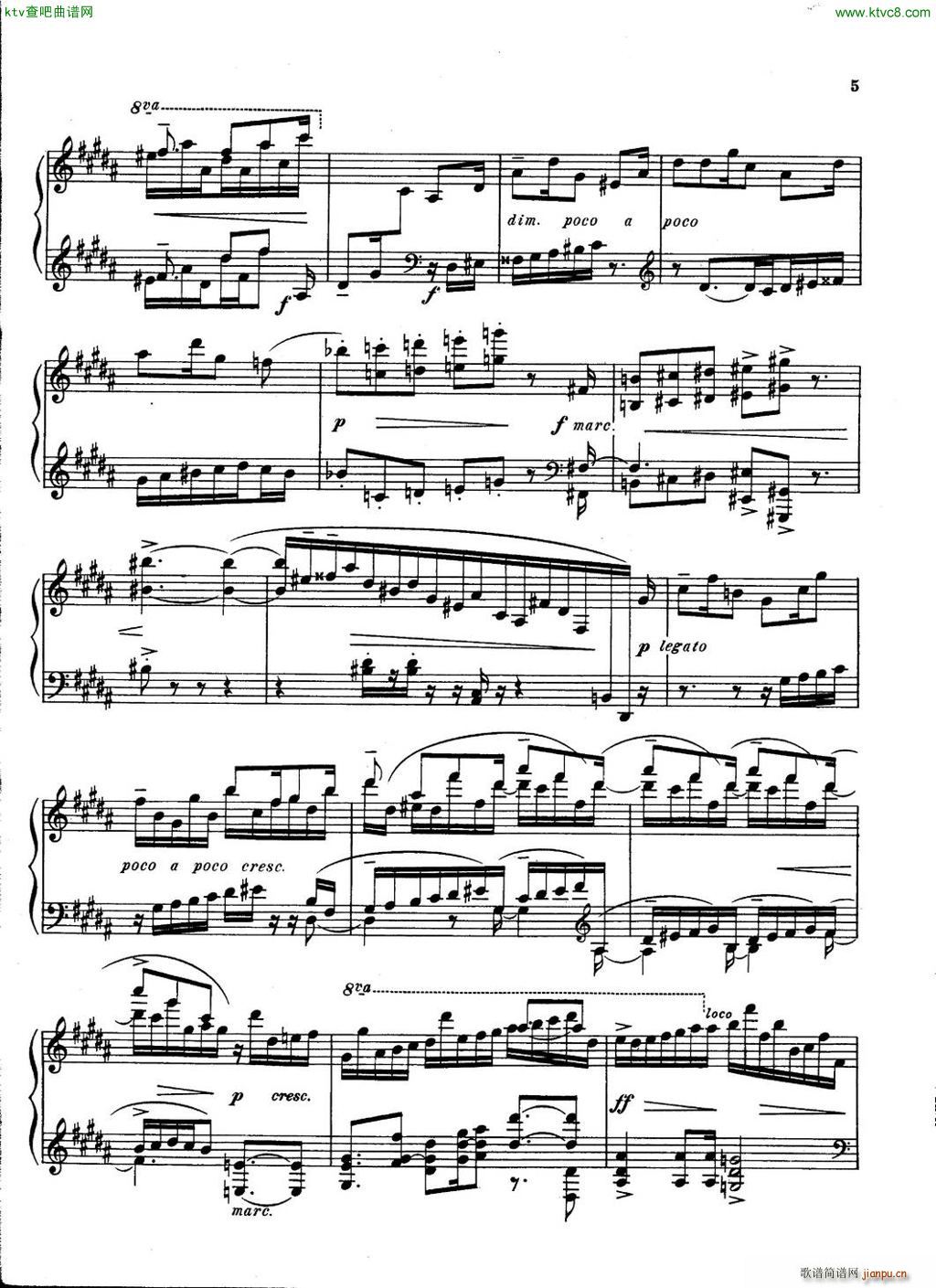 Carter Piano Sonata(钢琴谱)5