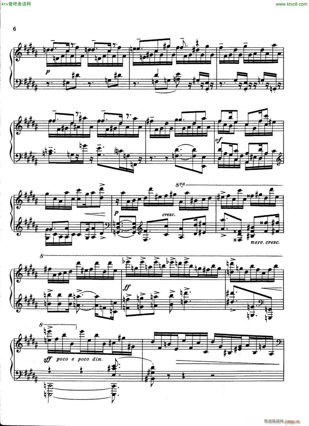 Carter Piano Sonata(钢琴谱)6