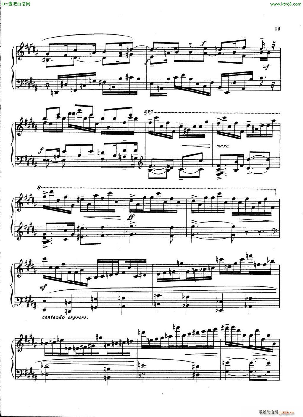 Carter Piano Sonata(钢琴谱)13