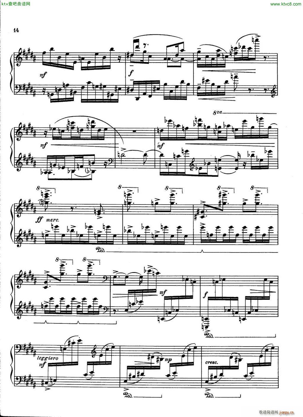 Carter Piano Sonata(钢琴谱)14