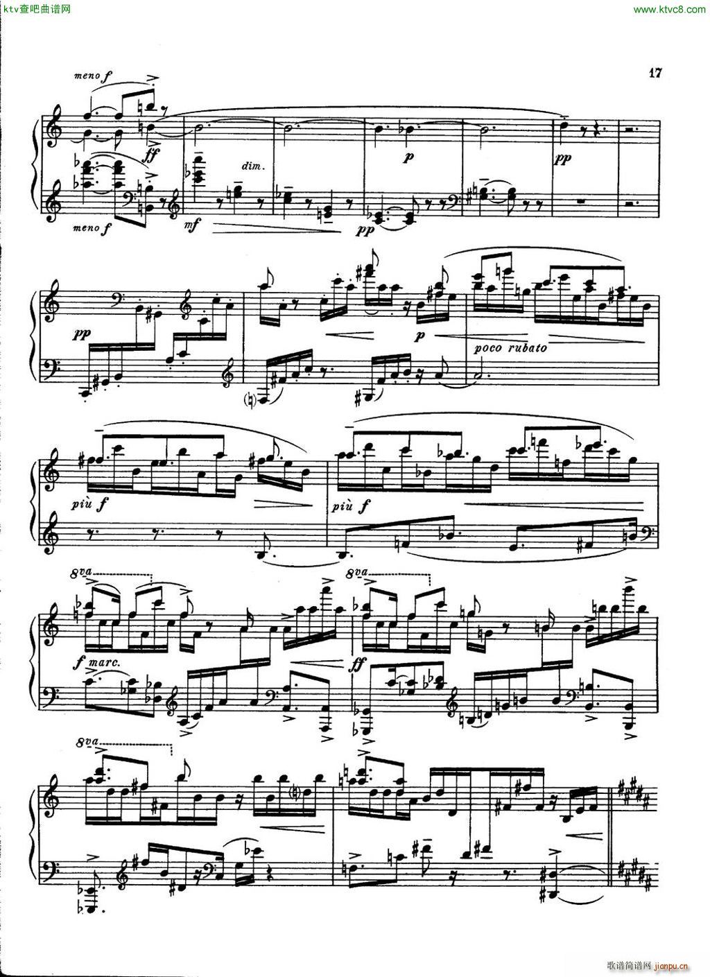 Carter Piano Sonata(钢琴谱)17