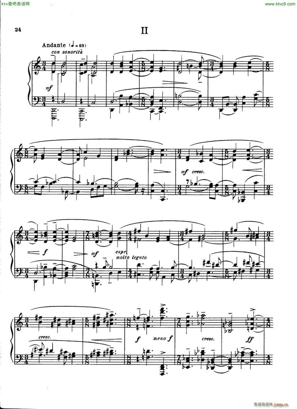 Carter Piano Sonata(钢琴谱)24