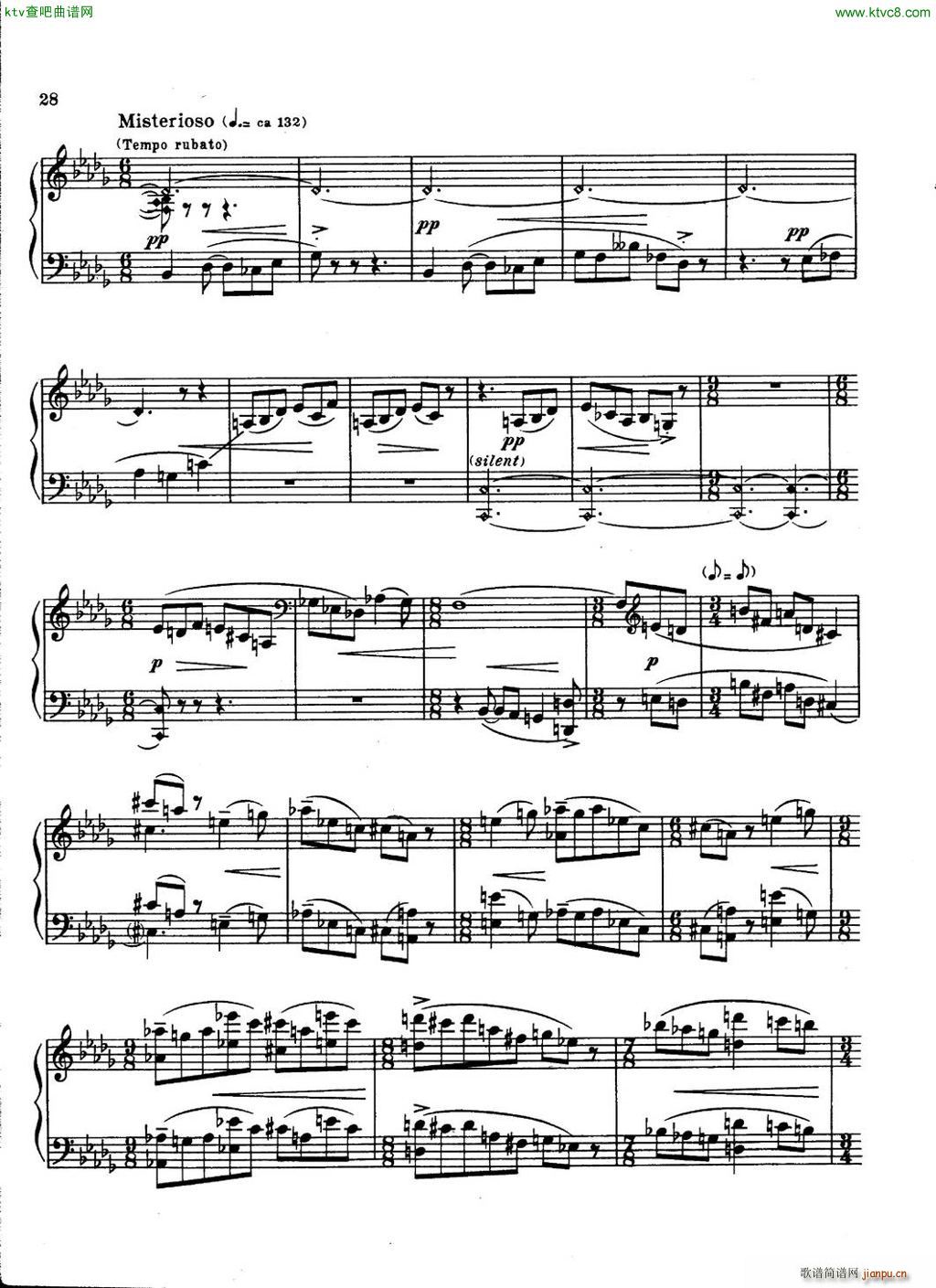 Carter Piano Sonata(钢琴谱)28
